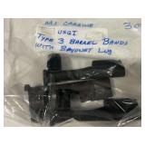 USGI M1 Carbine Type 3 Barrel Bands with Bayonet Lugs