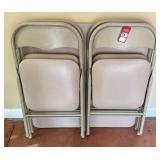 Card Table & Cushioned Chairs