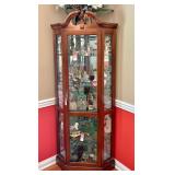 Quality Corner Cabinet with Glass Doors