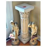 Pedestal Floral Stands & Figurines
