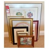 Framed Needle Work
