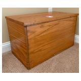 Wooden Storage Blanket Chest