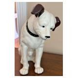 RCA Corp. "Nipper" Ceramic Dog Statue