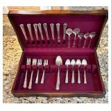 WM Rodgers 50PC Silverplate Flatware Set