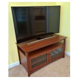 Samsung Curved 55" Flatscreen TV & Entertainment Center