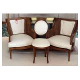 Upholstered Bergere Chairs