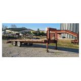 1994 Corn Pro 20+4 Gooseneck Flatbed Trailer