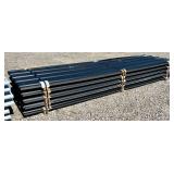 Niccor Stormshield 29 Gauge Metal Siding/Roofing, qty: 43 sheets, color: Matte Black