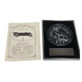 Allis-Chalmers Dealer Award & 1917 Case Automobile Literature
