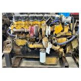 CAT C-15 Running Takeout Engine