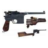 German Waffenfabrik Mauser "Red 9" C96 9mm Pistol