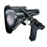 1942 German P.08 Luger 9mm Pistol