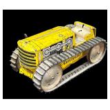 Vintage Mar Caterpillar Tin Wind-Up Toy Crawler