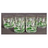 Southern Railway Serves The South "Look Ahead - Look South" Glasses