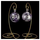 Zimmerman Art Glass 2007 Christmas Ornaments