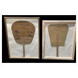 V.H. Bulleit & Sons; H.T. Hudson Corydon, IN Advertising Fans