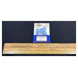 Davis Monroe John Deere, Shaffer Allis-Chalmers Corydon, IN Farm Equipment Themed Yardstick Collection