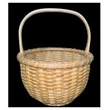 Vintage McAdams Hand Woven Basket Made in New Middletown, IN