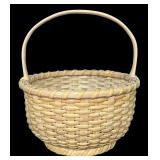 Vintage McAdams Hand Woven Basket Made in New Middletown, IN