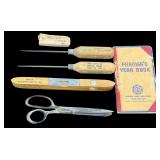 Hurst-Miles Co, Mattingly Ice House, Constitution Elm, Orwick Monument & Harrison Co. Farm Bureau Memorabilia