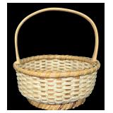 Vintage McAdams Hand Woven Basket Made in New Middletown, IN