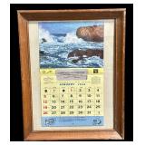 Lamon & Davis Hardware Corydon, IN 1958 Framed Calendar