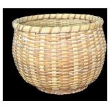 Vintage McAdams Hand Woven Basket Made in New Middletown, IN