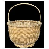 Vintage McAdams Hand Woven Basket Made in New Middletown, IN