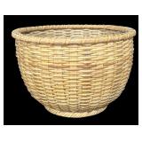 Vintage McAdams Hand Woven Basket Made in New Middletown, IN