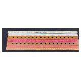 Parks Chevrolet, Capitol Motor Parts, Purkhiser Oldsmobile Corydon, IN Auto Theme Yardstick Collection