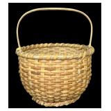 Vintage McAdams Hand Woven Basket Made in New Middletown, IN