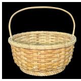 Vintage McAdams Hand Woven Basket Made in New Middletown, IN