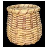 Vintage McAdams Hand Woven Basket Made in New Middletown, IN