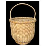 Vintage McAdams Hand Woven Basket Made in New Middletown, IN