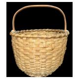 Vintage McAdams Hand Woven Basket Made in New Middletown, IN