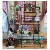 Country Collectibles & Display Shelf