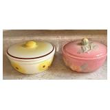 Hull Pottery Cupboard Casserole Dishes