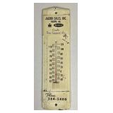 Jacobi Sales IH New Idea Dealership Metal Thermometer