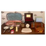 Vintage Beaded Purse & Dresser Items