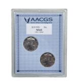 2019-P/D Kennedy Silver Half AACGS MS65