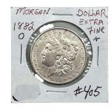 1882-O Morgan Silver Dollar