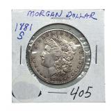 1881-S Morgan Silver Dollar