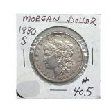 1880-S Morgan Silver Dollar