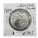1897 Morgan Silver Dollar