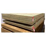 Treated Plywood Sheets-4 pcs