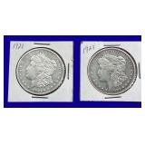 1921-P Morgan Silver Dollars