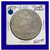 1877-S Seated Liberty Silver Dollar