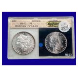 1885-P Morgan Silver Dollar PCI MS62