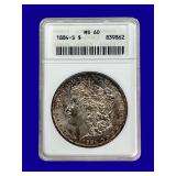 1884-S Morgan Silver Dollar ANACS MS60