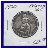 1920 Pilgrim Silver Half Dollar